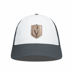 Vegas Golden Knights Levelwear Endure Copper Insignia Adjustable Hat White/Charcoal