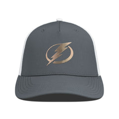Tampa Bay Lightning - Levelwear Signal Copper Insignia Trucker Adjustable Hat Charcoal/White