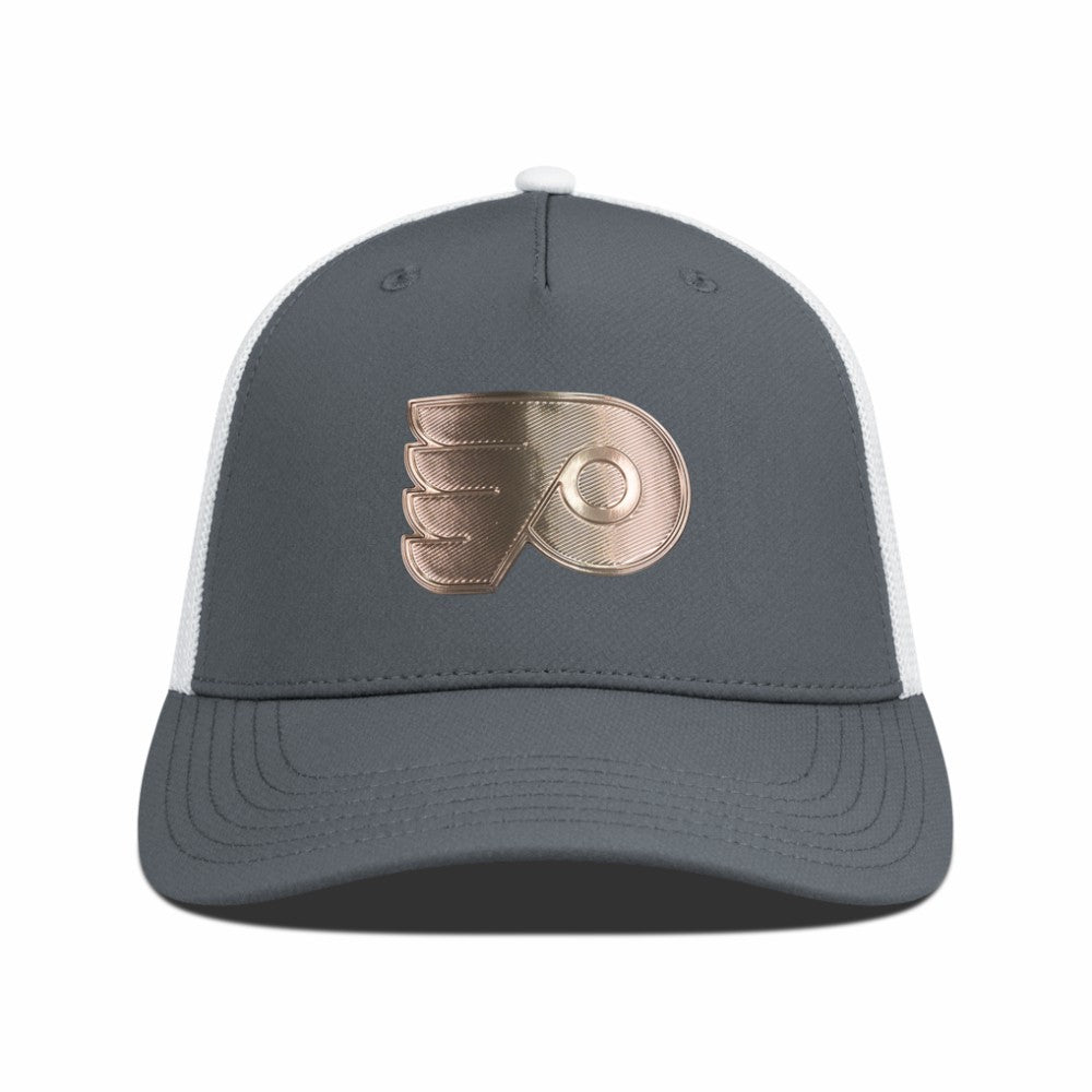 Philadelphia Flyers - Levelwear Signal Copper Insignia Trucker Adjustable Hat Charcoal/White