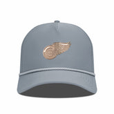 Detroit Red Wings - Levelwear Gordon Copper Insignia Vented Adjustable Hat Gray