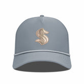 Seattle Kraken Levelwear Gordon Copper Insignia Vented Adjustable Hat Gray