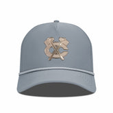 Chicago Blackhawks Levelwear Gordon Copper Insignia Vented Adjustable Hat Gray