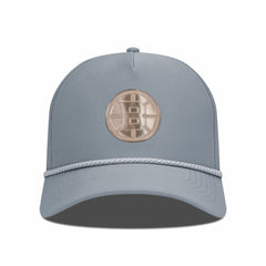 Boston Bruins Levelwear Gordon Copper Insignia Vented Adjustable Hat Gray