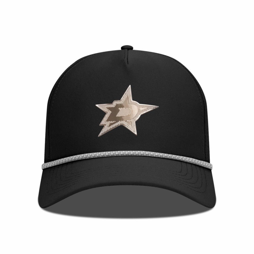 Dallas Stars - Levelwear Gordon Copper Insignia Vented Adjustable Hat Black