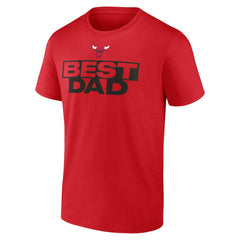 NBA - Chicago Bulls Greatest Dad T-Shirt - Red