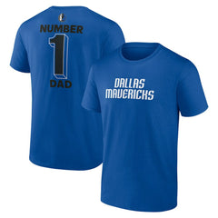 NBA - Dallas Mavericks #1 Dad Jersey T-Shirt - Blue