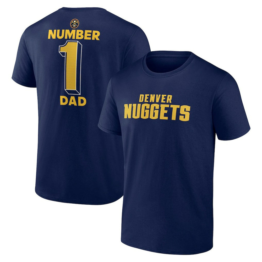 NBA - Denver Nuggets #1 Dad Jersey T-Shirt - Navy