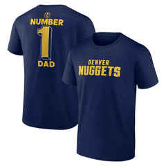 NBA - Denver Nuggets #1 Dad Jersey T-Shirt - Navy