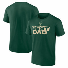NBA - Milwaukee Bucks Greatest Dad T-Shirt - Hunter Green