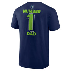 NBA - Minnesota Timberwolves #1 Dad Jersey T-Shirt - Navy