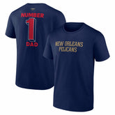 NBA - New Orleans Pelicans #1 Dad Jersey T-Shirt - Navy