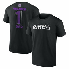 NBA - Sacramento Kings #1 Dad Jersey T-Shirt - Black