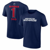 NBA - Washington Wizards #1 Dad Jersey T-Shirt - Navy
