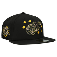 Detroit Red Wings - New Era Military Appreciation Digital Camo Stars 59FIFTY Fitted Hat Black