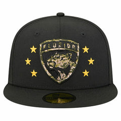Florida Panthers - New Era Military Appreciation Digital Camo Stars 59FIFTY Fitted Hat Black