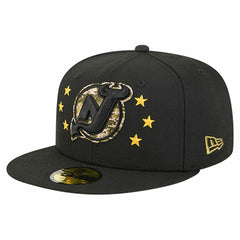 New Jersey Devils - New Era Military Appreciation Digital Camo Stars 59FIFTY Fitted Hat Black