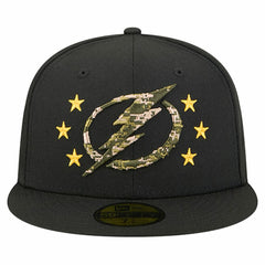 Tampa Bay Lightning - New Era Military Appreciation Digital Camo Stars 59FIFTY Fitted Hat Black