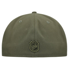 Minnesota Wild - New Era Military Appreciation Flag 59FIFTY Fitted Hat Olive