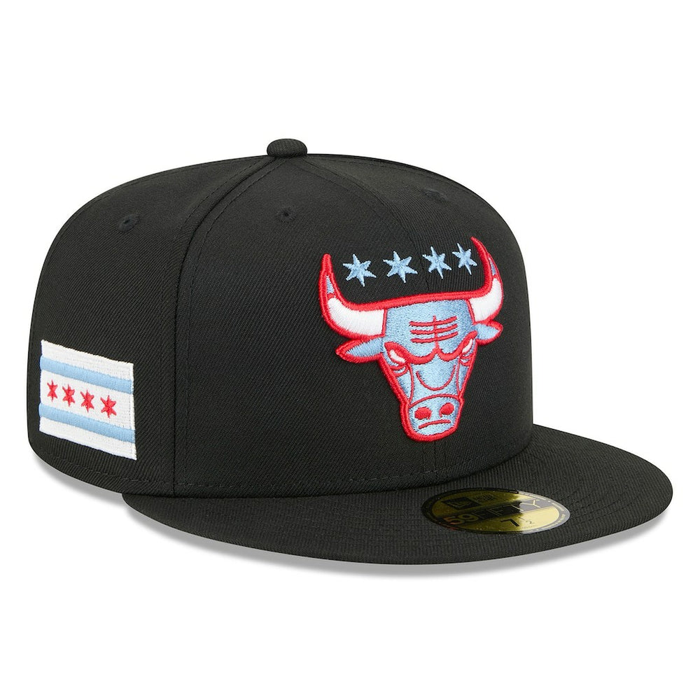 New Era - Chicago Bulls 2025/26 City Edition Alternate 59FIFTY Fitted Hat - Black