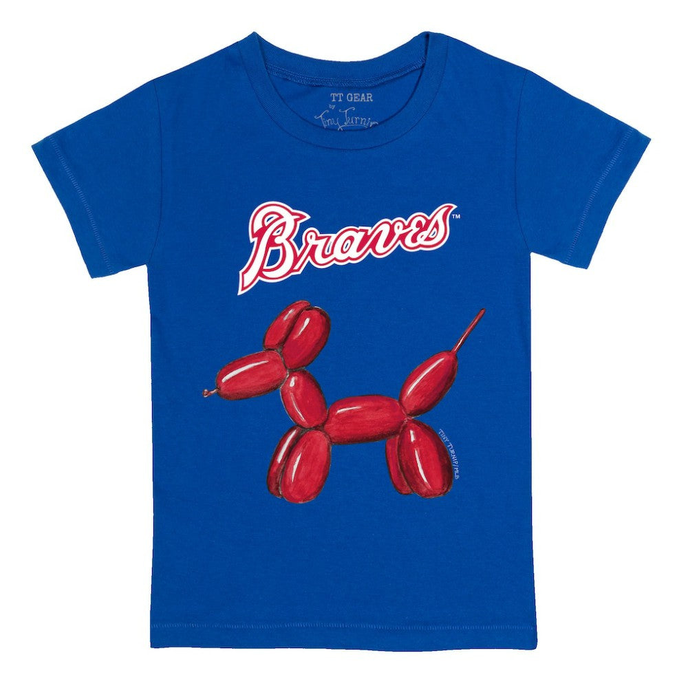 Atlanta Braves Tiny Turnip Youth Balloon Dog T-Shirt On Sale