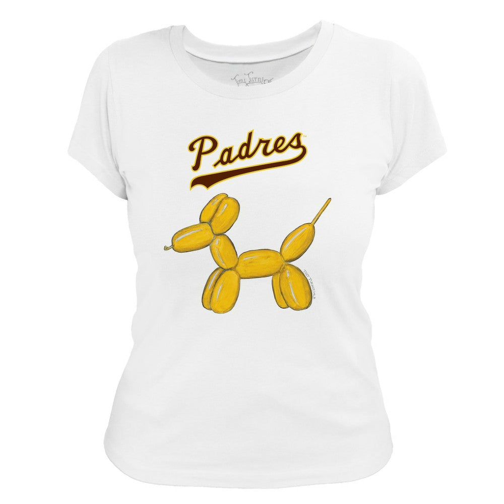 San Diego Padres Tiny Turnip Women's Balloon Dog T-Shirt for sale