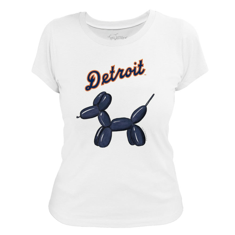 Detroit Tigers Tiny Turnip Women's Balloon Dog T-Shirt Online