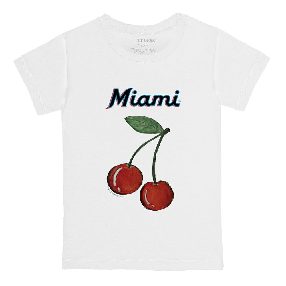 Miami Marlins Tiny Turnip Youth Cherries T-Shirt Clearance