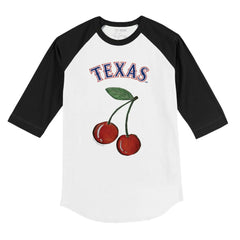 Texas Rangers Tiny Turnip Youth Cherries 3/4-Sleeve Raglan Baseball T-Shirt Online