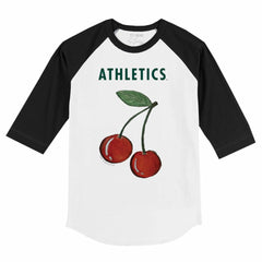 Athletics Tiny Turnip Youth Cherries 3/4-Sleeve Raglan Baseball T-Shirt Online
