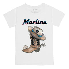 Miami Marlins Tiny Turnip Youth Cowboy Boot T-Shirt Near Me