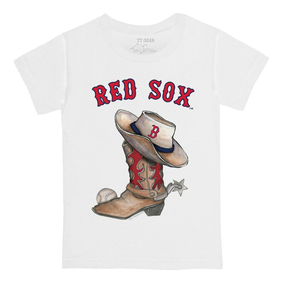 Boston Red Sox Tiny Turnip Youth Cowboy Boot T-Shirt Clearance