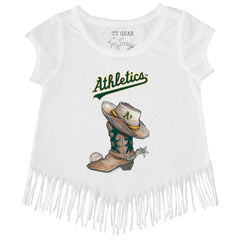 Athletics Tiny Turnip Girls Youth Cowboy Boot Fringe T-Shirt Online