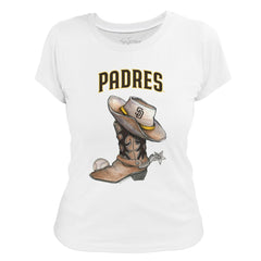 San Diego Padres Tiny Turnip Women's Cowboy Boot T-Shirt Sale