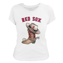 Boston Red Sox Tiny Turnip Women's Cowboy Boot T-Shirt Online