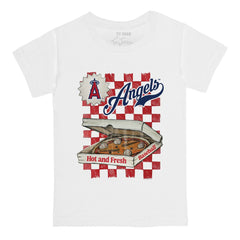 Los Angeles Angels Tiny Turnip Youth Pizza T-Shirt Lifestyle