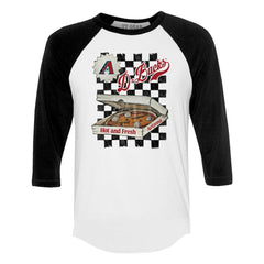 Arizona Diamondbacks Tiny Turnip Women's Pizza 3/4-Sleeve Raglan Baseball T-Shirt discount