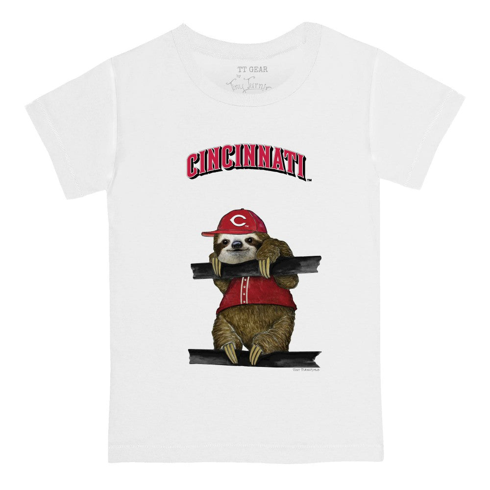 Cincinnati Reds Tiny Turnip Youth Sloth T-Shirt On Sale