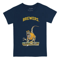 Milwaukee Brewers Tiny Turnip Youth Velociraptor T-Shirt Sale