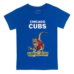 Chicago Cubs Tiny Turnip Youth Velociraptor T-Shirt Clearance