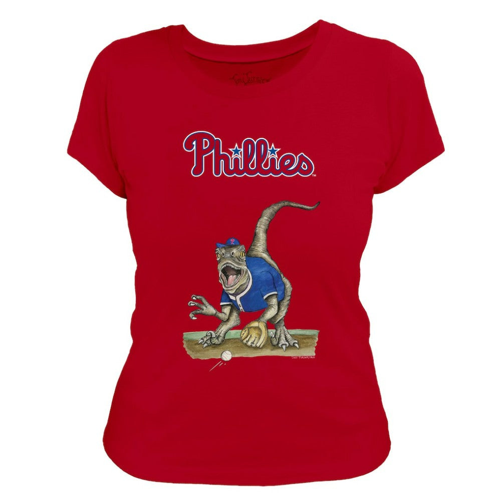 Philadelphia Phillies Tiny Turnip Women's Velociraptor T-Shirt Online