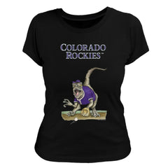 Colorado Rockies Tiny Turnip Women's Velociraptor T-Shirt for sale