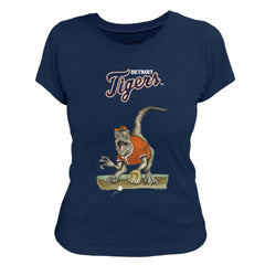 Detroit Tigers Tiny Turnip Women's Velociraptor T-Shirt Clearance