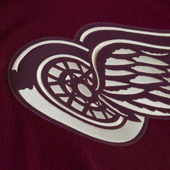 Detroit Red Wings - Mitchell & Ness x Just Don Jersey Hoodie Crimson