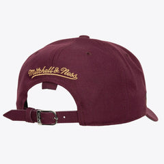 Florida Panthers - Mitchell & Ness x Just Don Wave Script Pro Strapback Hat Maroon