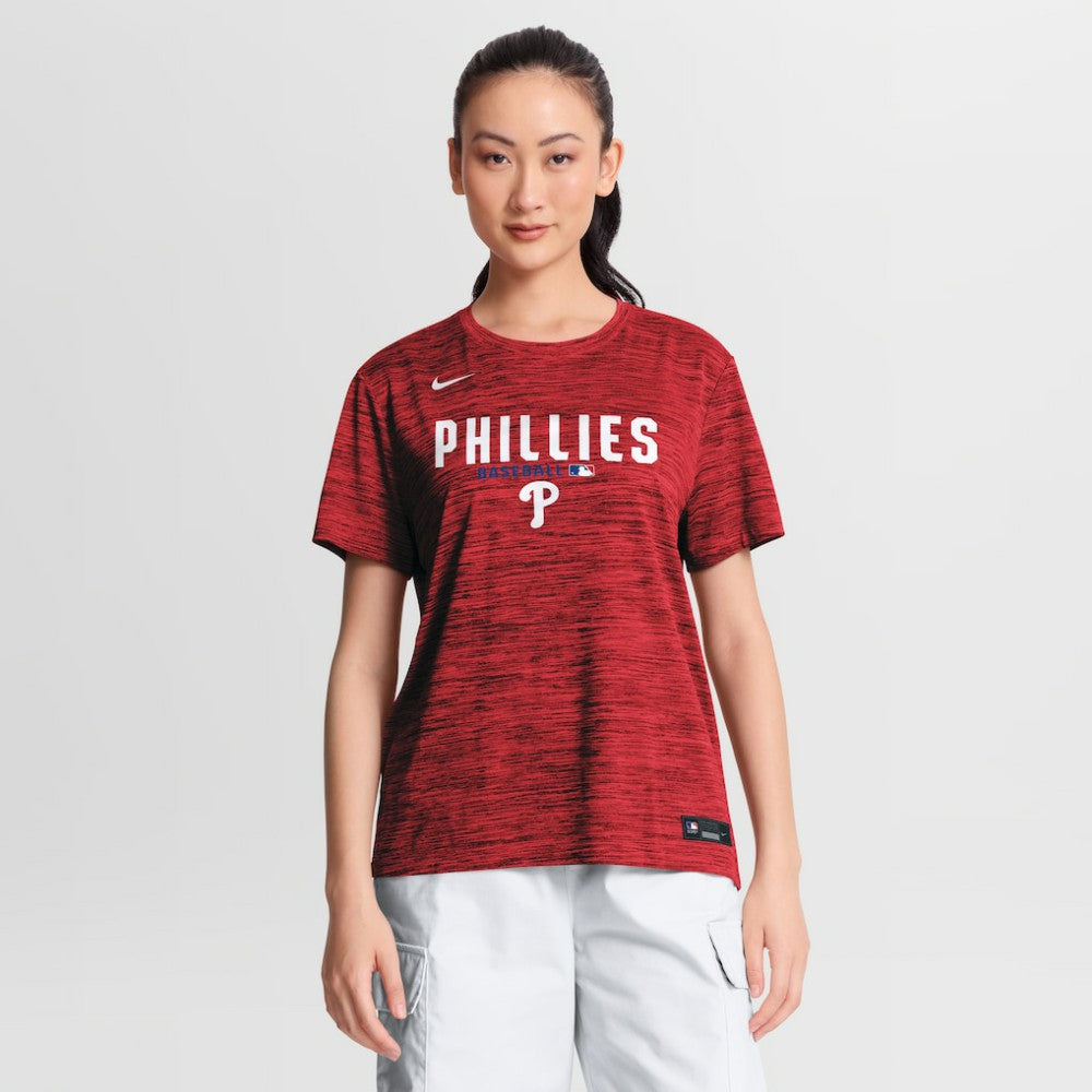 Philadelphia Phillies Nike Women's Authentic Collection Velocity Dri-FIT T-Shirt for sale