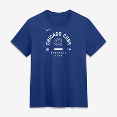 Chicago Cubs Nike Women's Authentic Collection Early Work Tri-Blend Dri-FIT T-Shirt Sale