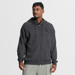 Kansas City Royals Nike Authentic Collection Player Raglan Dri-FIT Full-Zip Hoodie On Sale
