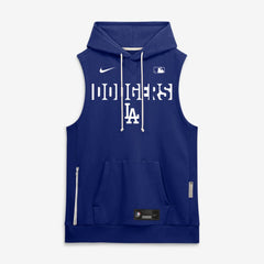 Los Angeles Dodgers Nike Authentic Collection Standard Issue Dri-FIT Sleeveless Hoodie Clearance