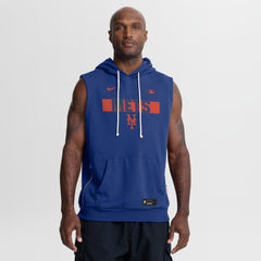 New York Mets Nike Authentic Collection Standard Issue Dri-FIT Sleeveless Hoodie Near Me