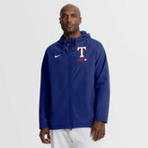 Texas Rangers Nike Authentic Collection Raglan Therma-FIT Full-Zip Hooded Jacket Online